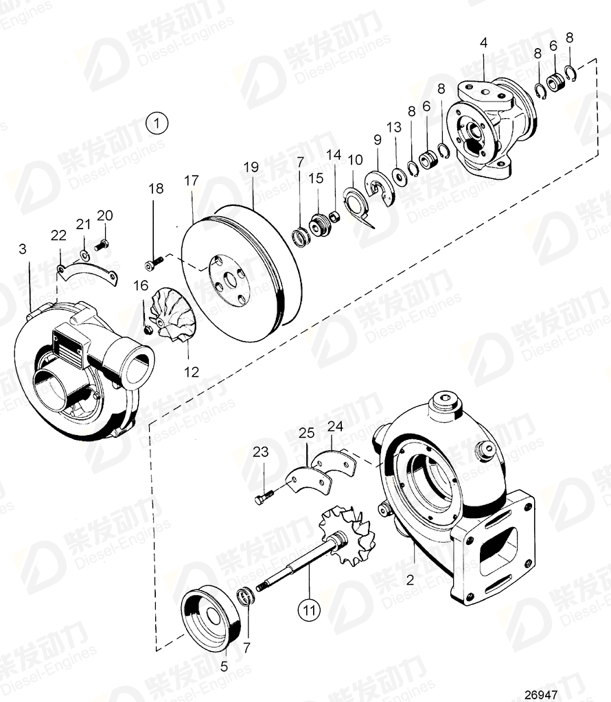 VOLVO Rotor 847649 Drawing